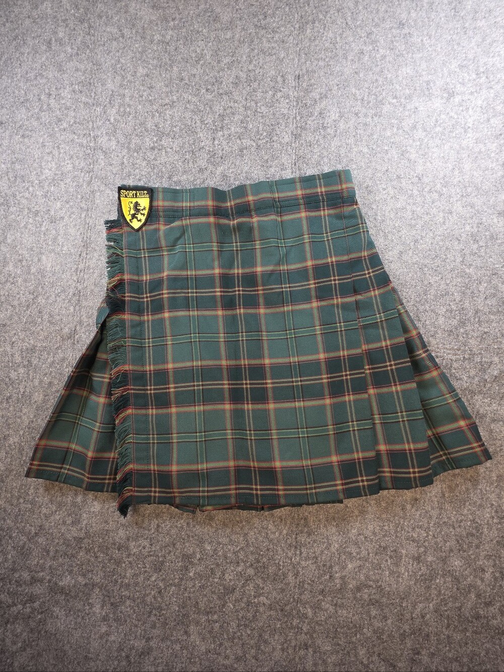 Sport Kilt Men's Green Tartan Pleated Kilt